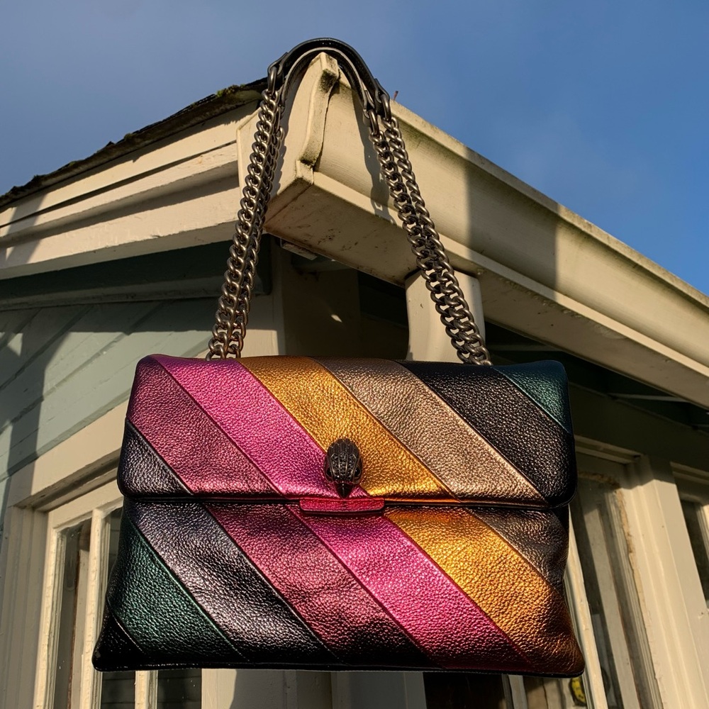 Kurt Geiger Multicolor Striped Crossbody Bag